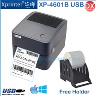 Thermal Printer LABEL BARCODE 100mm XPRINTER XP-4601B / XP4601B / 4601B USB free HOLDER