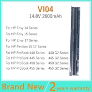 VI04 Laptop battery For hp HSTNN-LB6K HSTNN-LB6I HSTNN-UB6I HSTNN-UB6J HSTNN-UB6K HSTNN-PB6I TPN-Q14