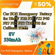 84102447710 84109361678 Car SOS Emergency 330mah Battery for BMW F20 F21 F22 F40 F87 F82 F83 G30 F90
