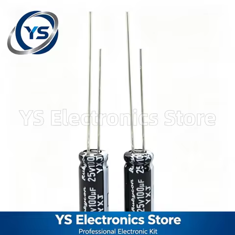 Rubycon YXJ Series 25V100UF 5x11mm 25YXJ100M5X11 100UF25V 25V 100UF Electrolytic Capacitor Brand New