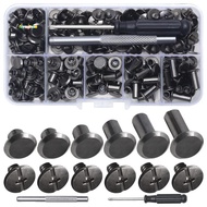 Chicago Screw Leather Rivets Assorted Screw Rivets M5 Chicago Binding Screws for Decorating PU Craft