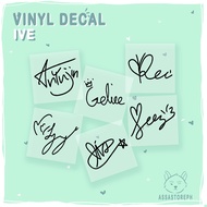 IVE Signature Decal Waterproof Sticker | Assastoreph
