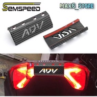 Honda ADV160 ADV150 Motorcycle Rear Tail Lamp Light Decorative Cover Carbon Black ADV 160 ADV 150 Semspeed Cover Set