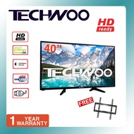 TECHWOO 40 INCH LED TV HD WITH HDMI/USB/VGA LED-40 WITH BRACKET