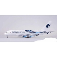 BIG MODEL Malaysia Airline MAS Airbus A-380 Aeroplane Aircraft 1/160 Display collection model A380 M