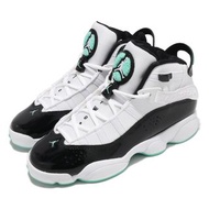 Nike 籃球鞋 Jordan 6 Rings 運動 大童 避震 包覆 喬丹 代數合體 球鞋 穿搭 白 黑 323419115