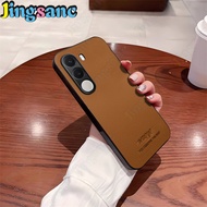Jingsanc For 【Realme P4X/Realme C100x】 Phone Case Retro Leather Skin Casing Camera Protection Busine