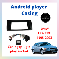 Android Player Casing 9"CANBUS BMW E39/E53 1995-2003 with Plug and Play Socket