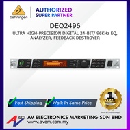 BEHRINGER ULTRACURVE PRO DEQ2496 Equalizer, Analyzer, Feedback Destroyer and Mastering Processor