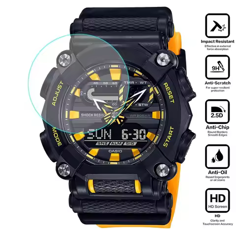 Hard Glass Screen Protector Film Cover For Casio G-Shcok GA-900/2100 GBD-100/H1000 GST-B100/B200/B30
