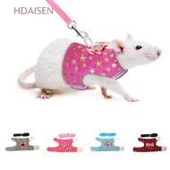 HDAISEN Hamster Vest Safety Cute Ferret Squirrel Adjustable Harness