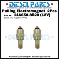 PULLING ELECTROMAGNET Lifting Magnet Shut Off Solenoid 12V 146650-8520 for ISUZU 4BD1 4BD2 4BE1 4BE2