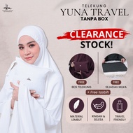 Hanna Mirae Telekung YUNA Travel Ironless Sejuk Ringan Selesa Telekung Umrah Haji Hadiah Kahwin