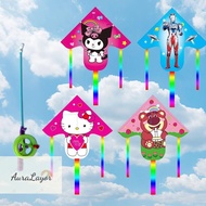 [AuraLayor] Children Flying Kite Cartoon Kite Kids Handheld Fishing Rod Kite Outdoor Sport Flying Ki