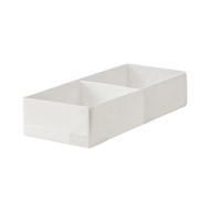 [ShopACin] Box Stuk with white compartments 20x51x10cm, multi-purpose box, organizer box, clothes bo