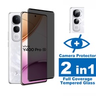 For Vivo Y400 Pro 5G Anti-Spy Tempered Glass For Vivo Y200 4G 5G Y300 Y300c Y300t Y300i Y200 Y200e Y