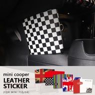 For Mini Cooper F55 F56 F57 mini cooper Accessories Car Interior  Sticker Leather USB Panel Side Sti