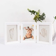 Pet Hand Footprint Photo Frame Footprint Commemorative diy Ink Pad Photo Frame Dog Pawprint Folding 