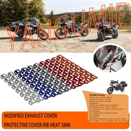 For BMW R1200GS LC Adventure R1250GS R 1250 1200 GS GSA Accessories Exhaust Muffler Pipe Heat Shield