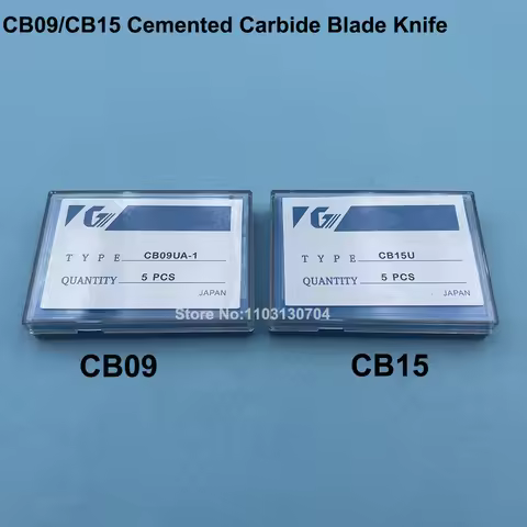 5PCS For Graphte CB09 CB15 Knife Blade CB09UA-5 Cemented Carbide Knife CE5000 CE6000 CE3000 FC8600 F