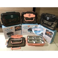 Abbott Quality Bento Lunch Box - 304 Stainless Steel with Cutlery