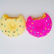 Vinyl Dog Toy Sesame Biscuit 10.5 * 9CM Bite-Resistant Molar Sound Toy