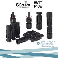MC4 T-Type Solar Connector 1 to 2 1 to 3 1 to 5 Waterproof UV Resistant PPO Housing 1000V 30A Easy I