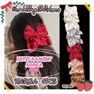KOREAN STYLE SATIN RIBBON HAIR CLIP / GEM HAIR CLIP / ELEGANT RIBBON HAIR CLIP / VINTAGE RIBBON HAIR
