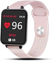 Waterproof Sports Smart Watch Heart Rate Monitor Blood Pressure Function For Men And Women beijingyuanbinshangmaoyouxiangongfg1 (Color : Rosa)