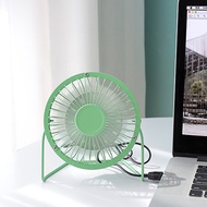 SAWU New Desktop Wrought Iron Mute Fresh Air Portable USB Charging Fan Cooler Outdoor Travel Hand Fan For Home Office Dormitory