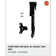 Portable Mini Pump 6 Bar 87 PSI Polygon Head fits schrader presta