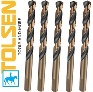 Bộ 5 Mũi Khoan Sắt 9mm Khoan Gỗ Khoan Kim Loại DIN338 M2HSS TOLSEN 75125 Điện Sài Gòn - 75125