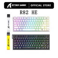 ATTACK SHARK R82 HE 75% 8000Hz Wired Keyboard RT Accuracy Magnetic Switch 0.08ms Latency RGB Lightin