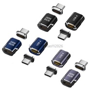 FUDIANDA 1PCS USB4 Thunderbolt4/3 Magnetic USB C To Type C Adapter 240W 80Gbps Fast Charging Magnet 