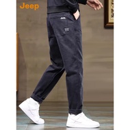 JEEP JEEP High-End Jeans Men's Summer Thin Style 2026 New Style Loose Straight Men Tapered Long Pant