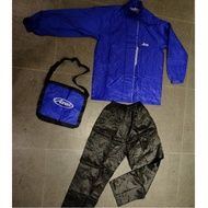 Rain Coat Motorcyle ARAI reflection ( BAJU + SELUAR ) Baju Hujan Waterproof Motor Raincoat FREE BAG