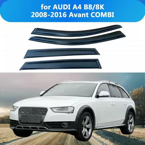 FOR AUDI A4 B8/8K 2008-2014 2015 2016 Avant COMBI Side Window Visor Rain Guard Side Vent Deflector W