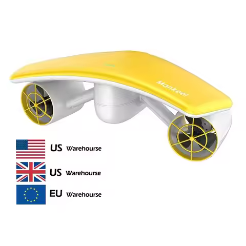 W7 Electric Underwater Scooter – 300W Freediving Jet for Sea Sports, 50m Depth