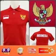 MERAH Red Garuda Indonesia Polo Shirt
