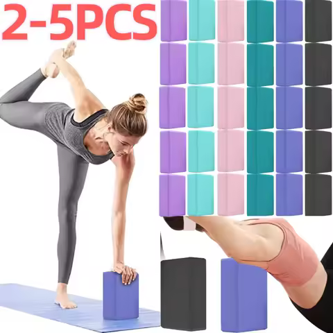 EVA Yoga Block Solid Color Yoga Balance Bricks Moisture-Proof High Density Yoga Blocks Body Shaping 