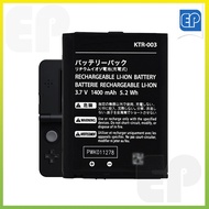 New Replacement Battery KTR-003 Compatible with New Nintendo 3DS N3DS 1400mAh 5.2Wh