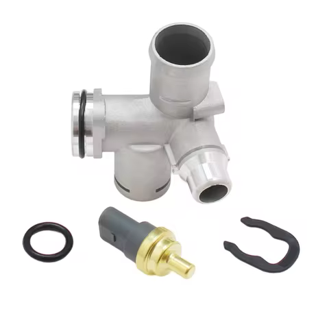 Cylinder Head Water Outlet Tee for Audi A4 A6 Seat Exeo/ST with 06D121132 06D121132A 06D121132C 06A9