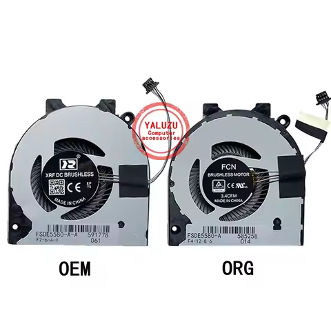 New Laptop CPU Cooling Fan For Dell Inspiron 14 5580 5581 5582 5585 5588 5480 5481 5482 5485 5488