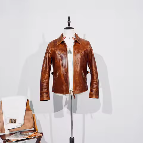 Tailor Brando American Vintage LVC Full-Grain Vegetable-Tanned Horsehide Classic 1940s Men's Genuine
