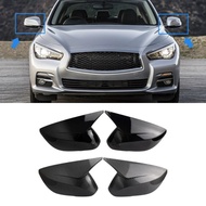 Car Rearview Cover Protect Side Rear View Mirror Cover Caps For Infiniti Q50 Q60 Q70 Q50l 2014-2021 