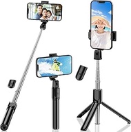 Jidori Stick, Smartphone Tripod, Selfie Stick, Extendable up to 38.6 inches (98 cm), Bluetooth 5.2 R