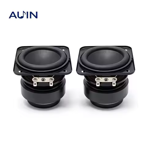 2Pcs 2 Inch 4 Ohm 12W Speakers Full Range Dual Magnetic Loudspeaker Home Theater Long-stroke DIY Blu
