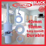 Black Hardware Techplas L100 Living Water Drain Pipe Tap Toilet Flush Cistern Valve Tandas Jamban Duduk Accesories 厕所水箱心