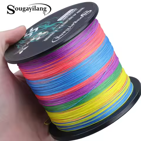 Sougayilang 8x+x 9 Strands Braided PE Fishing Line 300M 500M 1000M Strong Fishing Line Multifilament