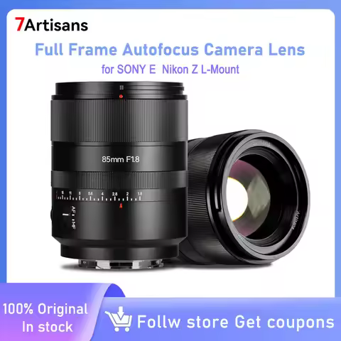 7artisans AF 85mm F1.8 Full Frame Large Aperture Camera Lens for SONY E A7RIII ZVE-10 Nikon Z L Moun